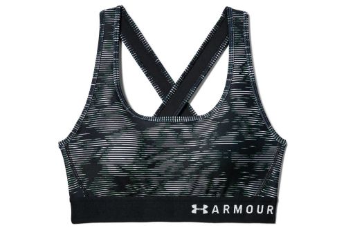 Biustonosz sportowy Under Armour ARMOUR MID CROSSBACK Printed Black